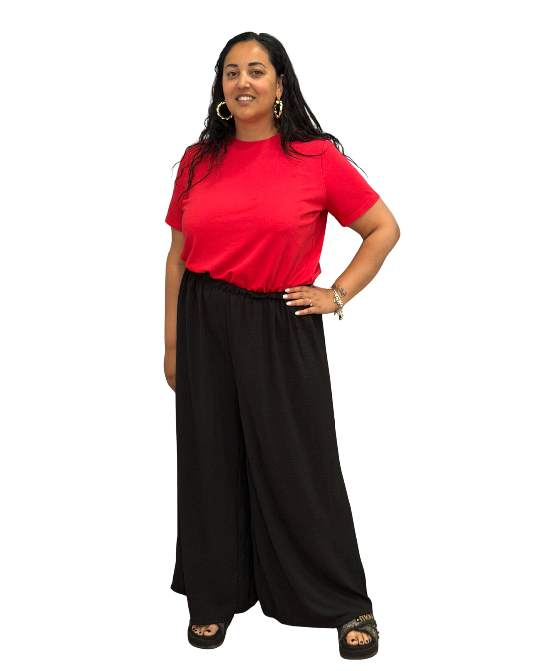 Pantalone Viscosa - Nero