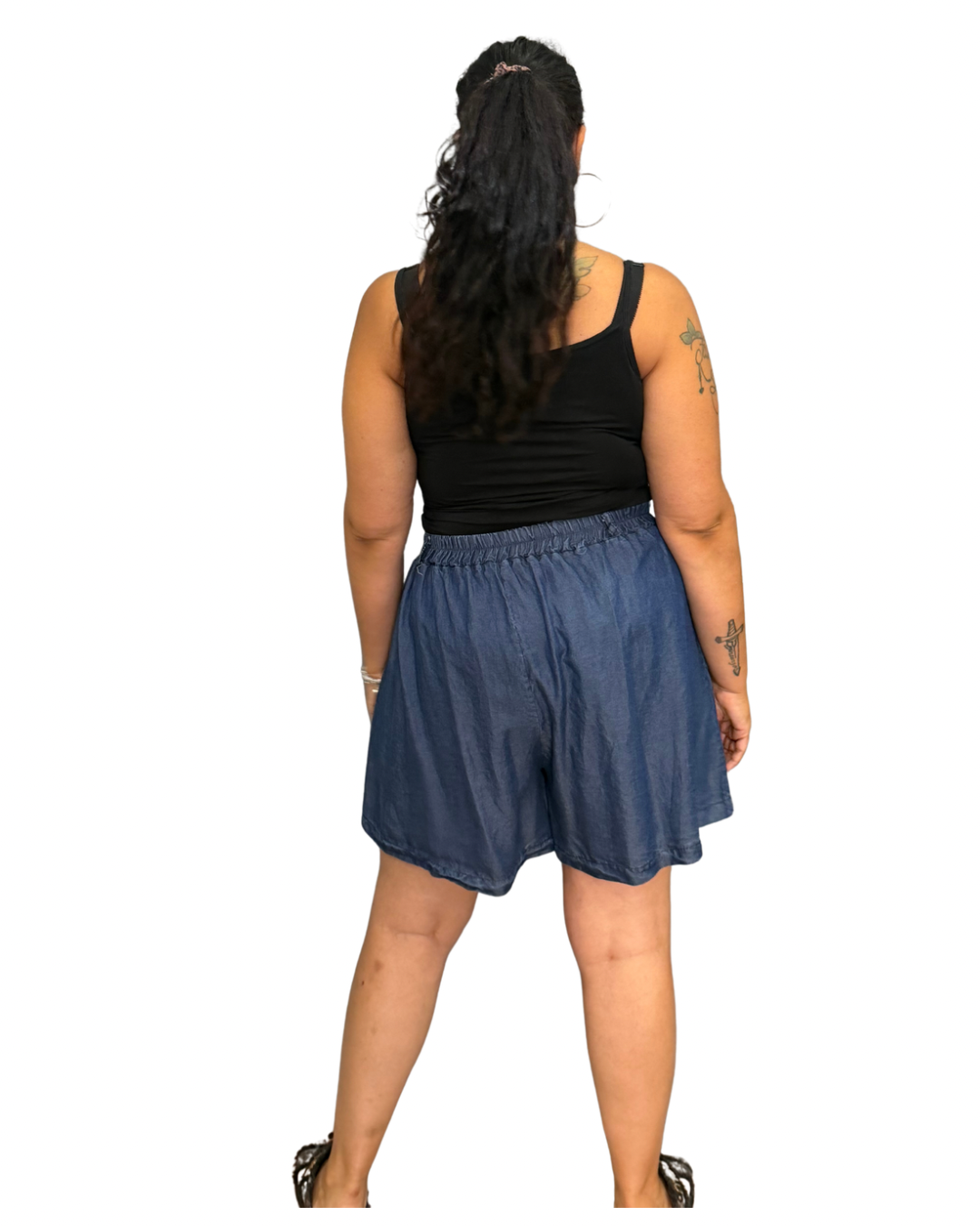 Pantaloncino Jeans Scuro