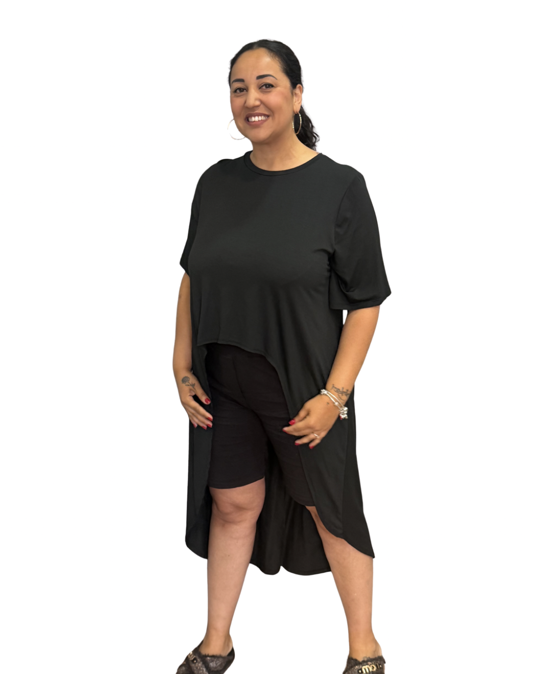 T-Shirt Dress - Nero