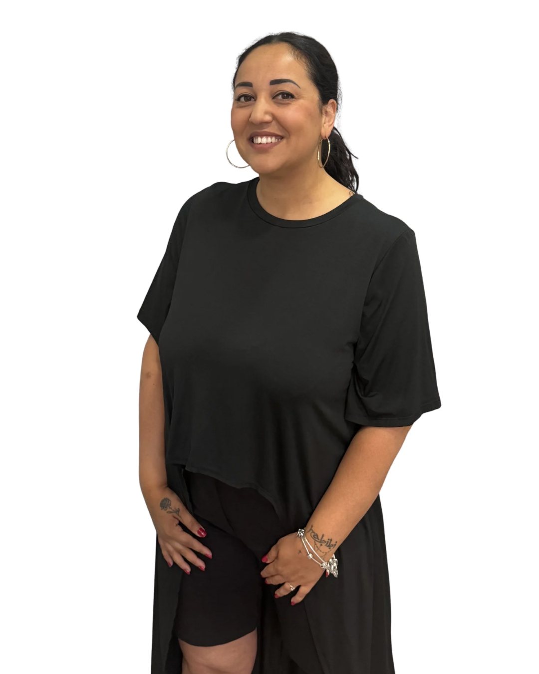 T-Shirt Dress - Nero