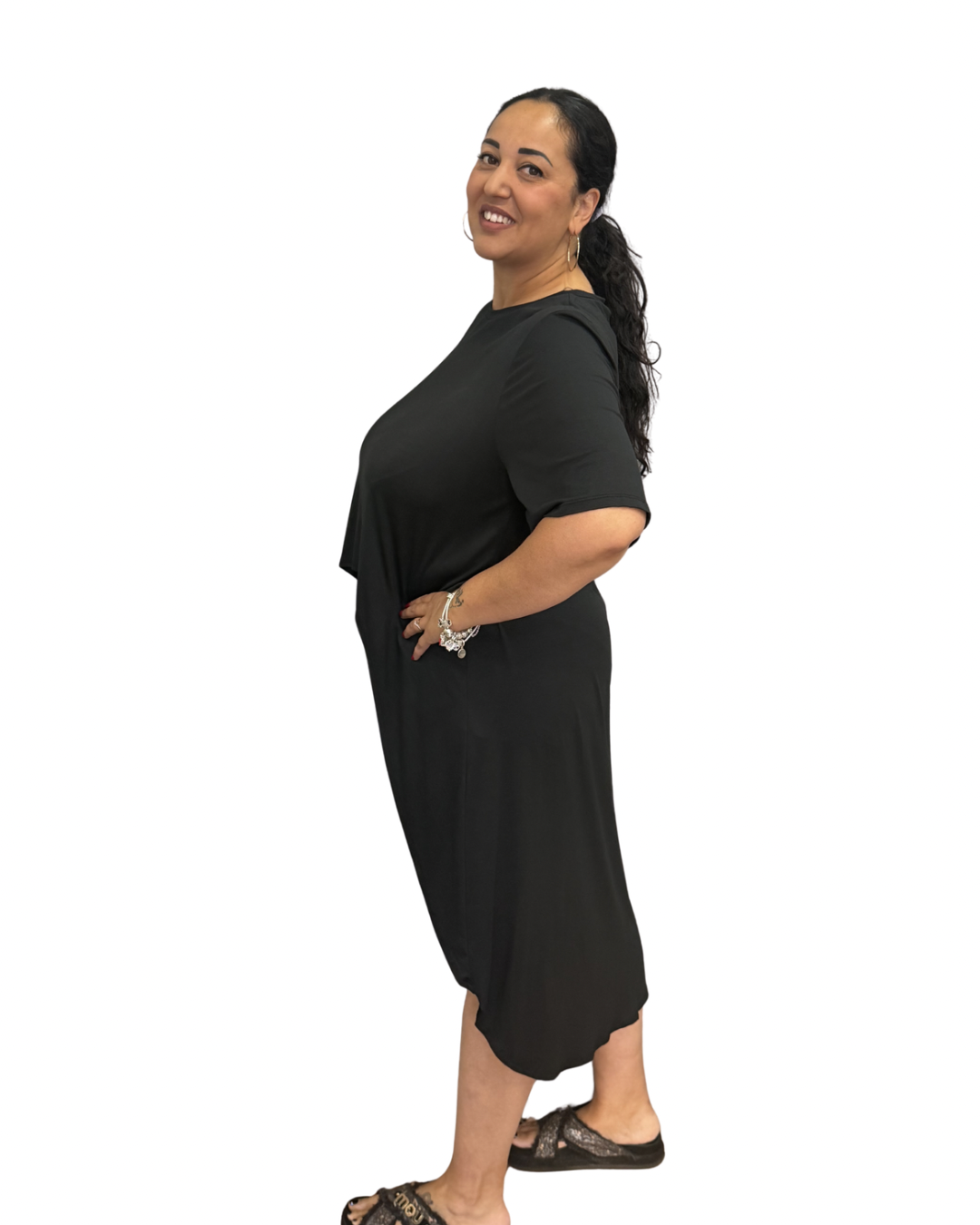 T-Shirt Dress - Nero
