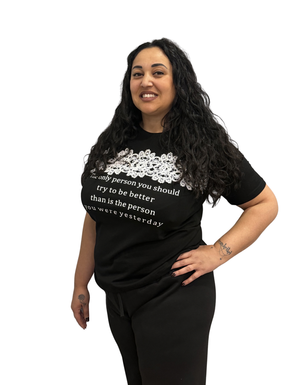 T-shirt Pizzo - Nera